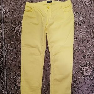 Yellow Armani jeans